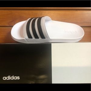 Adidas White Slides